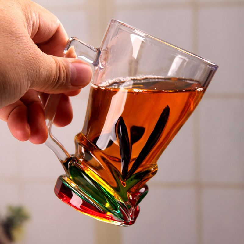 Wine Draft Beer - Renkli Büyük Kapasiteli Fıçı Bira Bardağı,