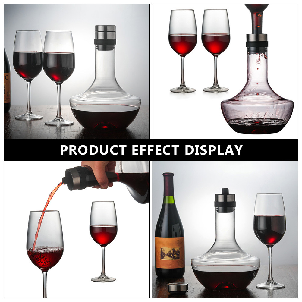 1 Adet Cam Şarap Karafı, 1000  - Wine Aerator Pour incelemesi ve fiyatı